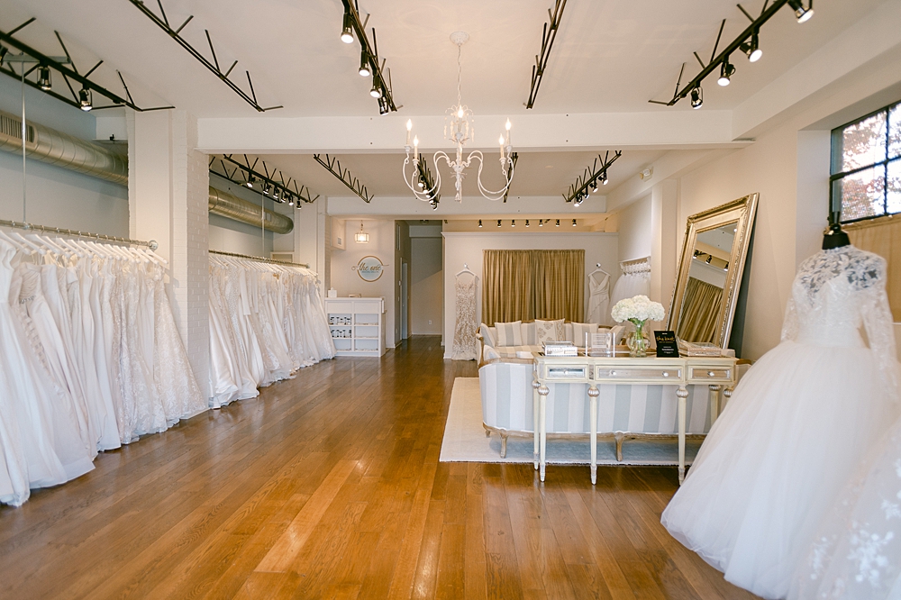 Inside look at the designer wedding dress shop in Charlottesville Virginia